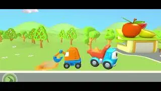 Build the car and help to clean the city | Heaven for kids 