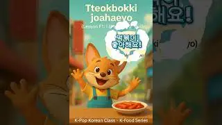 Tteokbokki Song # kpop #kpop #korean  #learnkorean  #KFood #Tteokbokki #KpopIdol  #idolstyle
