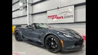 2019 CorvetteSOLDSOLDSOLD C7 Grand Sport Convertible 2LT Shadow Grey Metallic Auto with 3k kms!