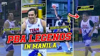 PBA LEGENDS REUNION! JOHNNY ABARRIENTOS BONG ALVAREZ ALVIN PATRIMONIO AT MARLOU AQUINO