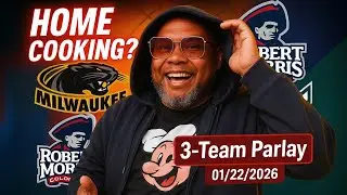 CBB Thursday: Home Cooking Edition &ndash; My personal 3-team parlay.  01/22/2026