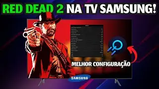 Achei a MELHOR CONFIGURAÇÃO do RED DEAD 2 no App BOOSTEROID da TV SAMSUNG!!
