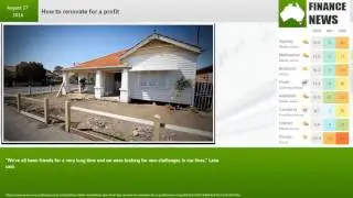 How to renovate for a profit