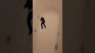 SHRUNKEN MAN RUNNING AROUND THE BATHTUB #bathroom #shrunk