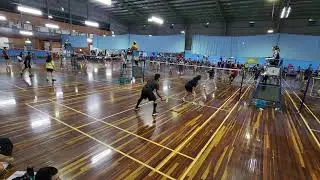 Chibi Titans vs Maroon Blue and Gold (XD4) - Badminton Veterans 2025 (Ballarat)