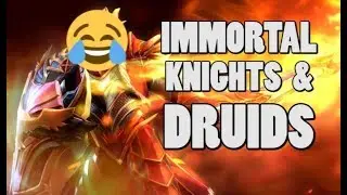 IMMORTAL Knights & Druids LOL - Dota Underlords Stream Highlight