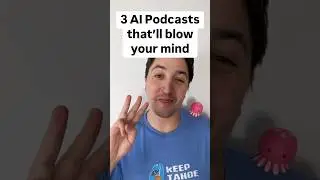 3 AI Podcasts that&rsquo;ll blow your mind #ai #podcasting #politics #science #youtuber