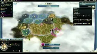 Civ5 Demo 1: Start new game, options, Greece