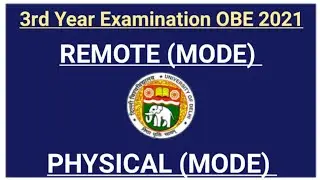 DU SOL Third year examination OBE 2021 | Remote Mode & Physical Mode | College Updates