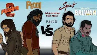 Peddi vs Spirit epic battle 2d animation || Battle of galwan vs Paddi ||