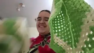 Вернулась к вязанию квадратов