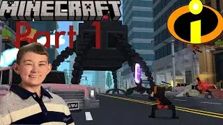 Minecraft: Incredibles Mashup Pack | Full Gameplay Playthrough (Part 1) The Omnidroid