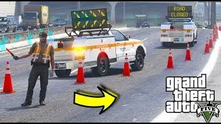 New Message Board DOT Truck With Working Messages in GTA 5