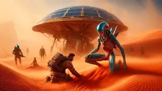Desert World Survival: Aliens Struggle In Sandstorms, Human Builds Solar-Powered Cooling Tent