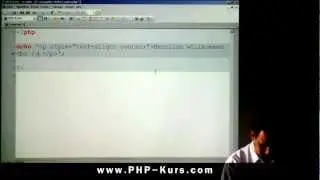 PHP-Kurs Lösung: einfache versus doppelte Anführungszeichen bei Variablen http://www.PHP-Kurs.com