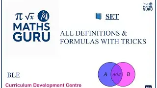 SET in Mathematics | All Definitions, Formulas & Tricks | Class 8 Nepali Maths