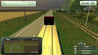 Farming Simulator 2013 Mods - Semi Trailers Flatbeds, Modern American Map.