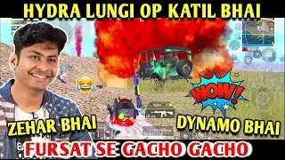 DYNAMO - HYDRA LUNGI OP | DYNAMO ON OnePlus 8 LAUNCH | PUBG MOBILE | BEST OF BEST