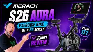 Обзор велотренажера MERACH S26 Aura с HD-экраном | Бесшумная работа магнита