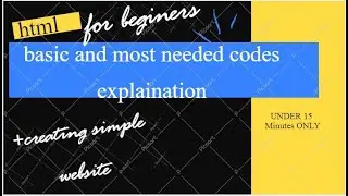 html all basic and most used code explanation in Hindi Under 10 to 15 minutes. #hindi #coding #html