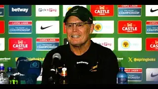Springbok media conference: Rassie Erasmus and Jesse Kriel