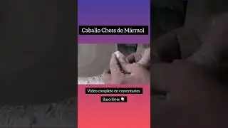 Caballo de Ajedrez de M&aacute;rmol 😲 marble chess knight