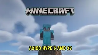 GAMEPLAY MINECRAFT+SHADERS AXIOO HYPE 5 AMD X3