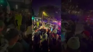 Waymo gets destroyed at skateboarding event as onlookers scream down with AI #thrasher #waymo #riot