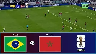 Brazil Vs Morocco | World Cup 2026 Matchday | PES 21 Simulation