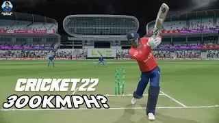 300KMPH Speed + 1KM Swing? 🤯 - Maxing Out Pace Bowling Sliders in Cricket 22