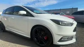 Ford Focus ST in Frozen White. Laird Performance Stage 1 + more. 2018 registered with a great spec. 