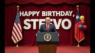 Trump Wishes STEEVO Happy Birthday!