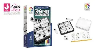 Dice Deduction - Smartgames - jeu de logique avec 60 d&eacute;fis d&egrave;s 10 ans