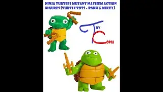 Review of Ninja Turtles Mutant Mayhem Action Figures Turtle Tots   Raph & Mikey