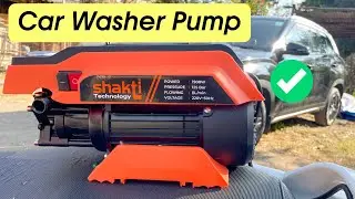 How to full Setup Shakti s5 Car High Pressure Washer Pump Washing Machine Fitting Review & Unboxing