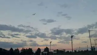 Flyzone Sensei FS - Rudder Practice in the Wind - Under a Cold Utah Sky