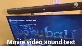 Zebronic 3900 soundbar Movie's sound test. Use headphones.