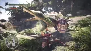 Monster Hunter World Beta - Solo Ls |Pukei-Pukei| PL Komentarz