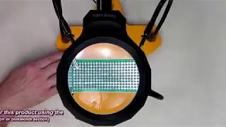 BEST Third Hand KOTTO Soldering PCB Holder Tool Quad Arms 3x LED Magnifying Glass REVIEW
