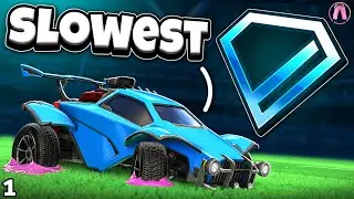 ROAD TO GC 2v2 AS SLOWEST PLAYER: Master 2v2 Rocket League Without Being Fast - BEST Strategy!