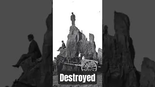 Разрушение Большого кургана в Сент-Луисе (Маунд-Сити), штат Миссури, в 1869 году #историческиефишки