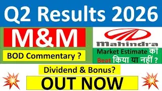 M&M Q2 results 2026 | M&M results today | M&M Share News | Mahindra And Mahindra Share latest news