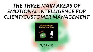Three Main Areas of Emotional Intelligence for Client/Customer Management