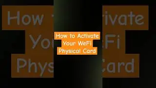 How to Activate Your WeFi Physical Card - C&aacute;ch K&iacute;ch Hoạt Thẻ Vật L&yacute; WeFi #wefi #wfi #deobank #crypto