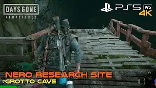 DAYS GONE REMASTERED | Grotto Cave Nero Research Site | PS5 Pro | 4K