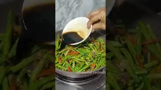 Adobong Sitaw -- New Version -- Suzette Fried and Veggies
