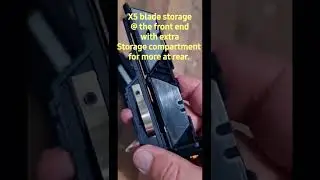 Toughbuilt Retractable Utility Knife with on board storage.