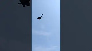 Rasante F-22 e P-51 Mustang... 2024 OC Air Show
