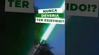 O sabre de luz verde nunca deveria ter exisitido!?! #starwars #cinema #jedi #yoda #lightsaber #filme