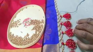Saree #Kuchu !! Totally #New pattern #Grand #Bridal Easy & Quick Kuchu Design Tutorial For Beginners